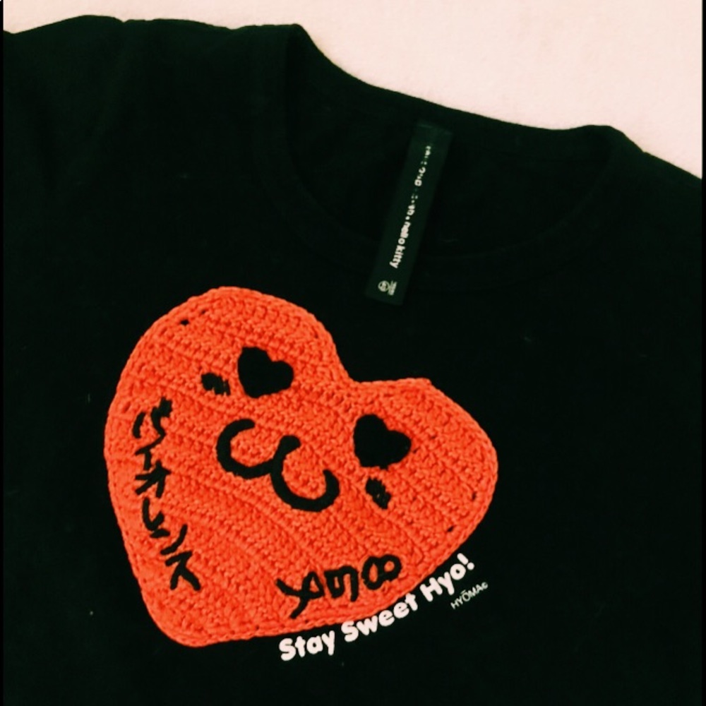 BACK TO SCHOOL SALE! - Heart Black Tee -